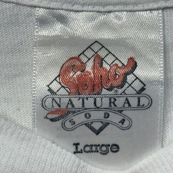 Vtg Soho Natural Soda Promotional T Shirt Single Stitch Made In USA Men M GUC - Picture 4 of 11